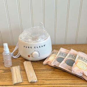 Pure Clean Hot Wax Hair Remover Kit NWOT